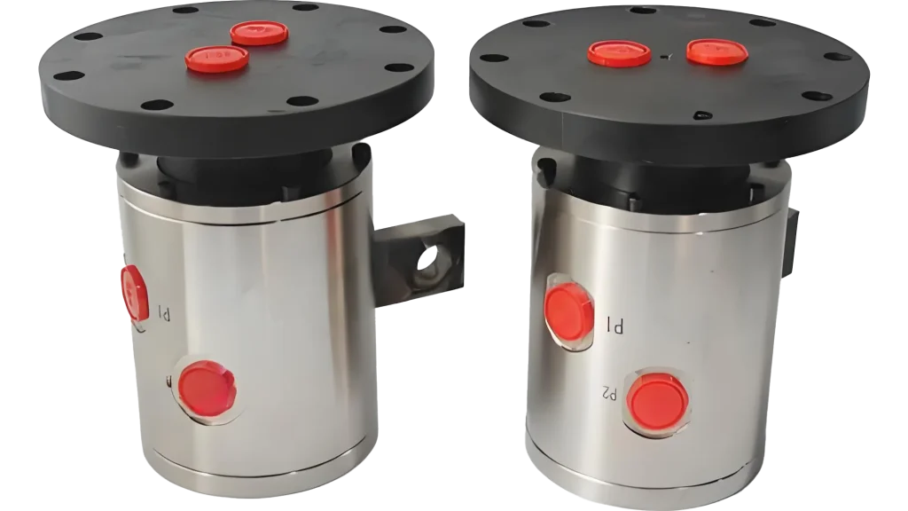 Hydraulic high-pressure rotary joints for wind turbine