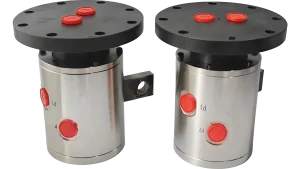Hydraulic high-pressure rotary joints for wind turbine