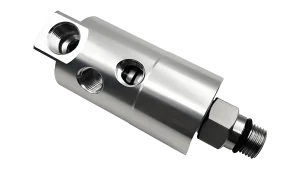 High speed pneumatic swivel union