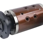 Machine tool fixture flange connection high-temperature rotary joint