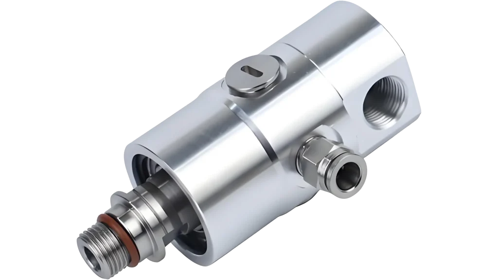 Machine tool spindle center water outlet  rotary joints