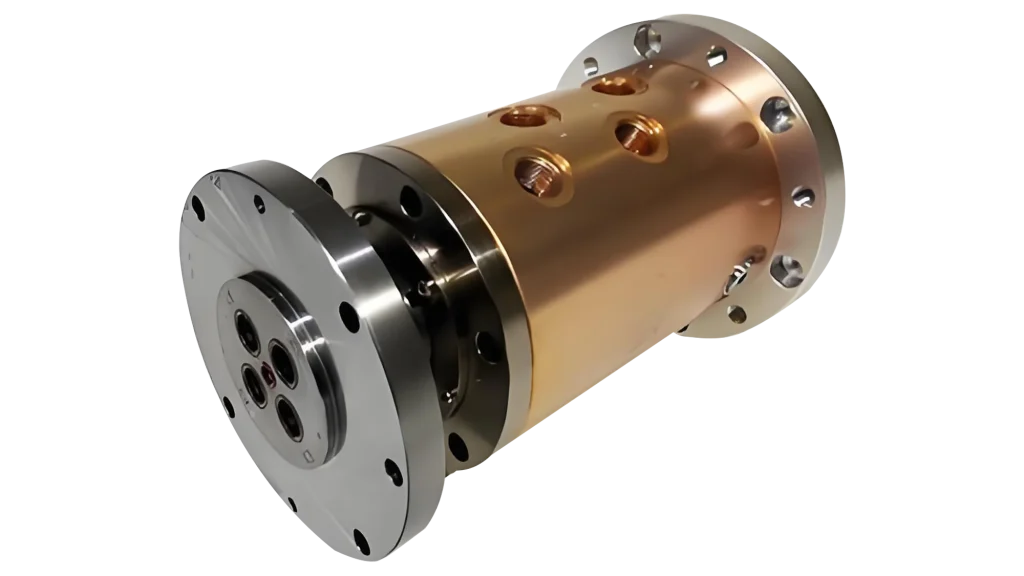 Rotating joints for vertical CNC hinge honing machine