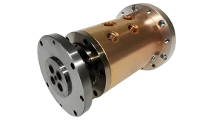 Rotating joints for vertical CNC hinge honing machine