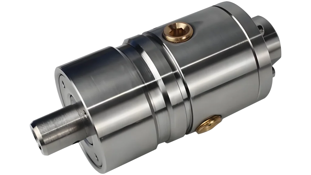 Right angle straight through high-speed rotary joints