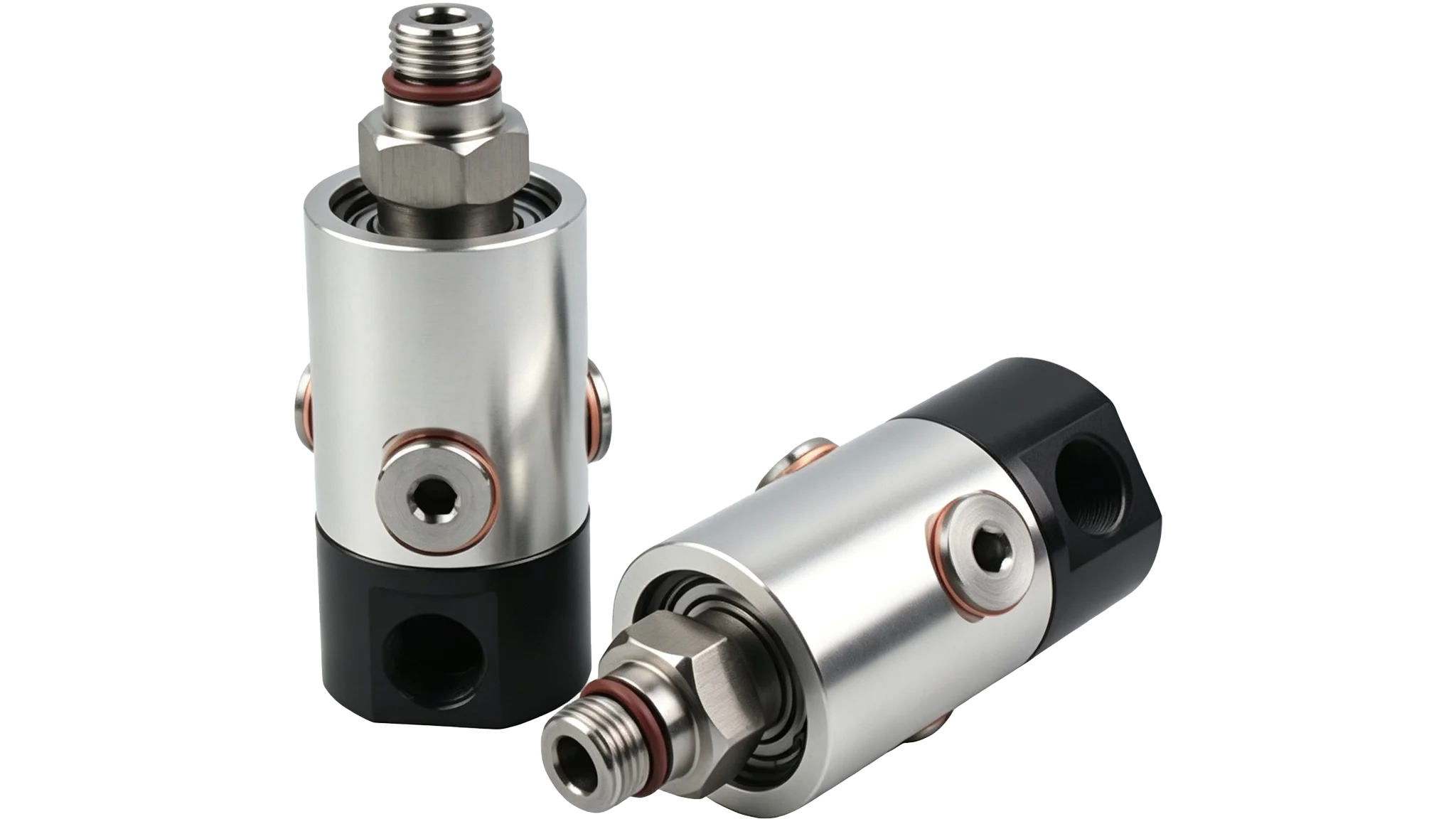 Central water outlet deep hole drilling rotary joint