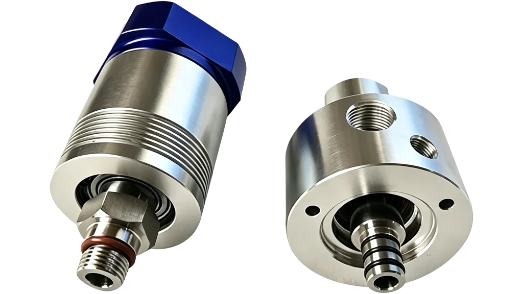 Deep hole drilling high-speed rotary joint