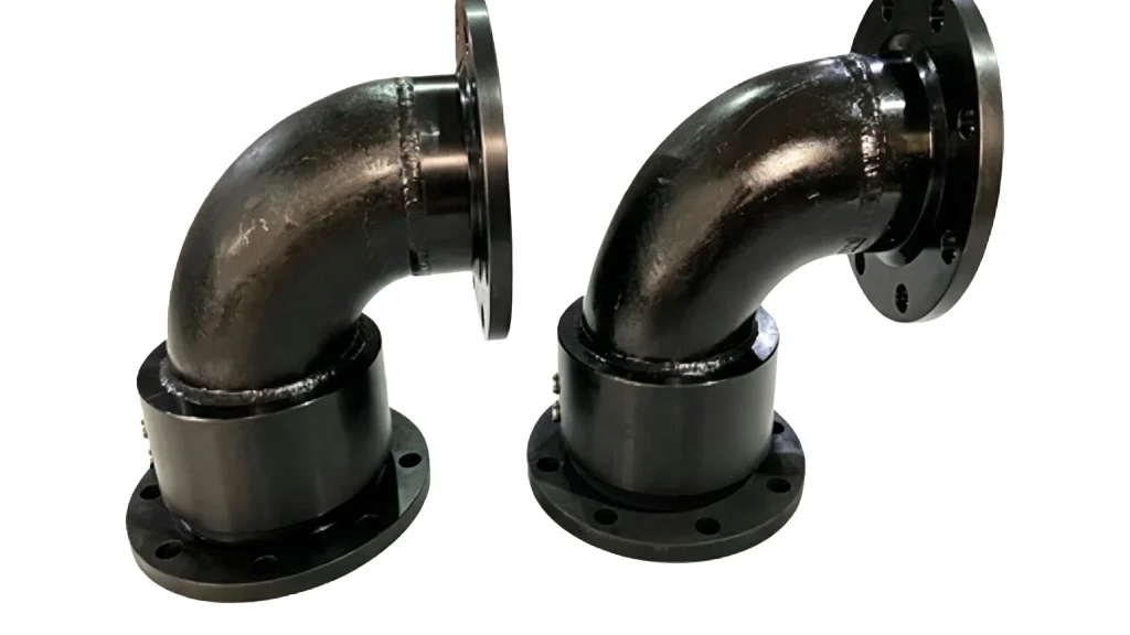 90 degree flange swivel union