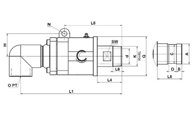 jf series rotary joint
