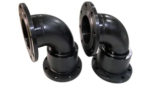 90 degree flange elbow