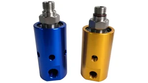 Central outlet high-speed rotary joint